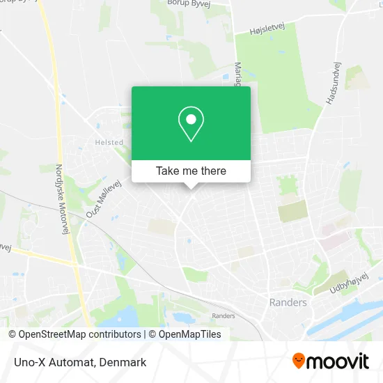 Uno-X Automat map