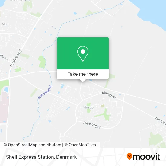 Shell Express Station map