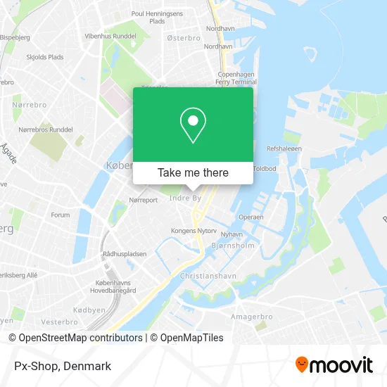 Px-Shop map
