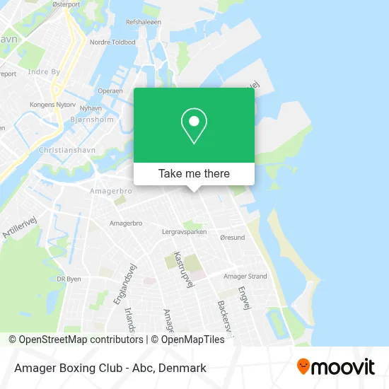 Amager Boxing Club - Abc map