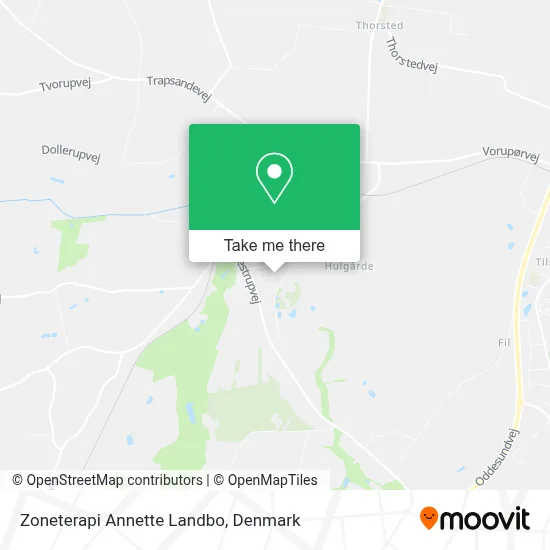 Zoneterapi Annette Landbo map