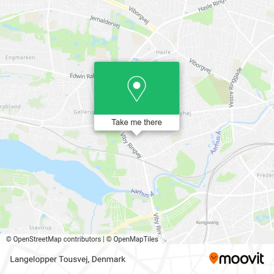 Langelopper Tousvej map