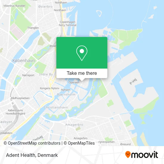 Adent Health map