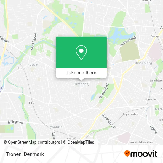 Tronen map