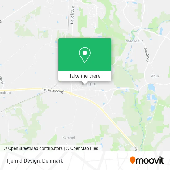 Tjerrild Design map