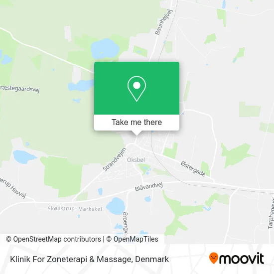 Klinik For Zoneterapi & Massage map