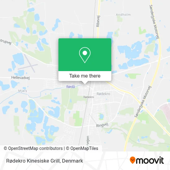 Rødekro Kinesiske Grill map