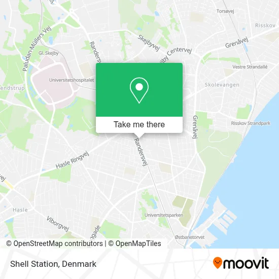 Shell Station map