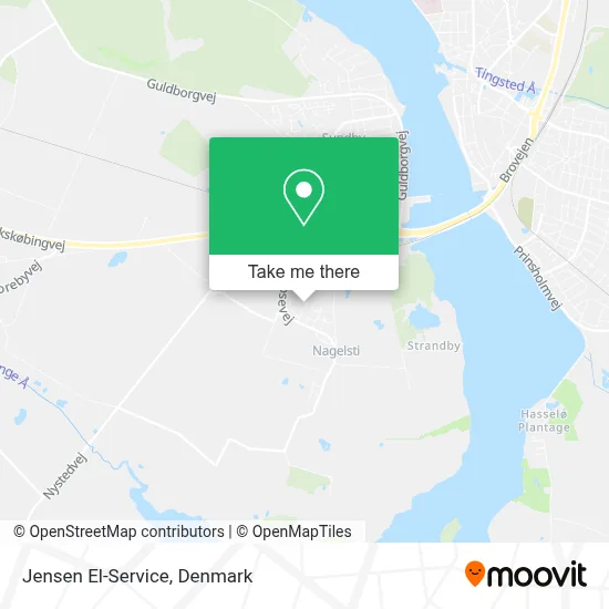 Jensen El-Service map