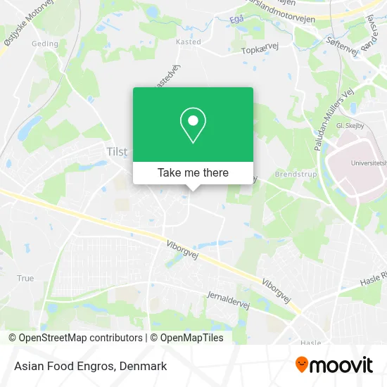 Asian Food Engros map