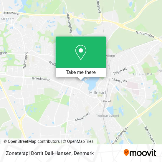 Zoneterapi Dorrit Dall-Hansen map