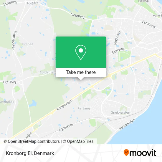 Kronborg El map