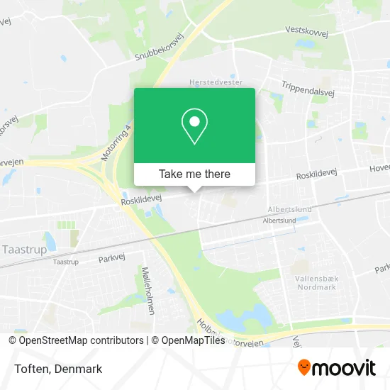 Toften map