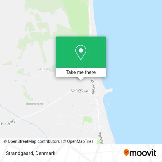 Strandgaard map