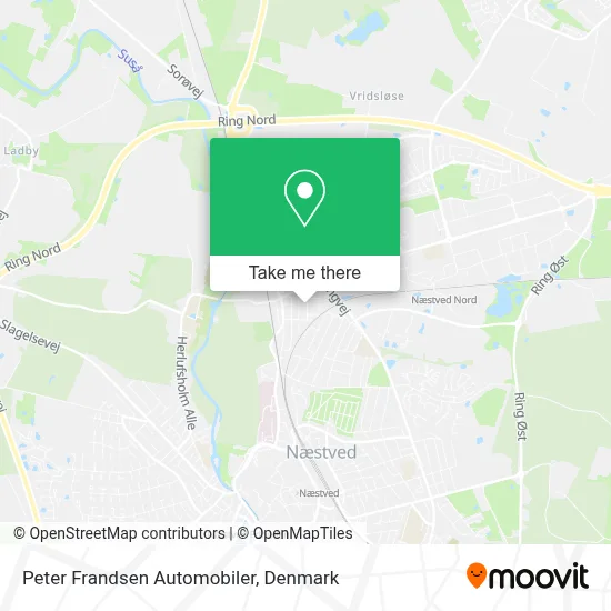 Peter Frandsen Automobiler map