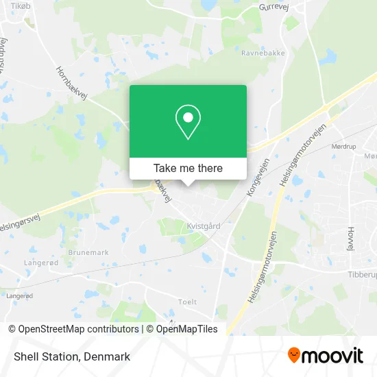 Shell Station map