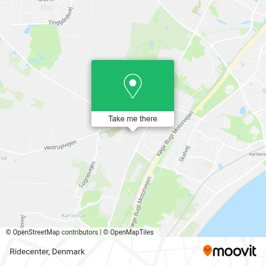 Ridecenter map