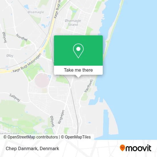 Chep Danmark map
