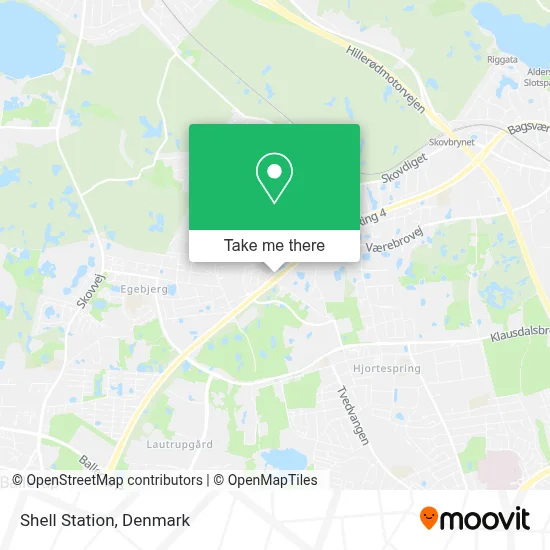Shell Station map