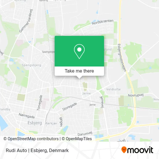 Rudi Auto | Esbjerg map