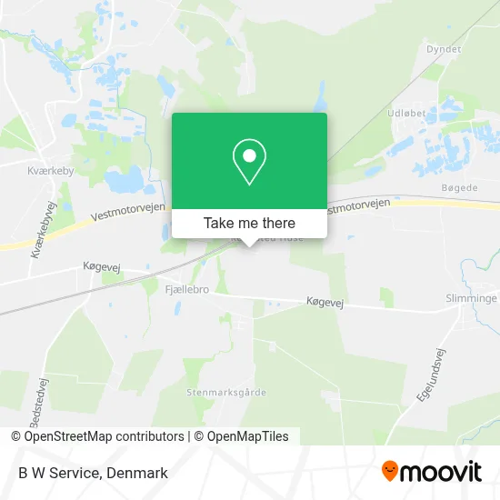 B W Service map