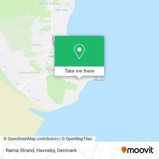 Rømø Strand, Havneby map