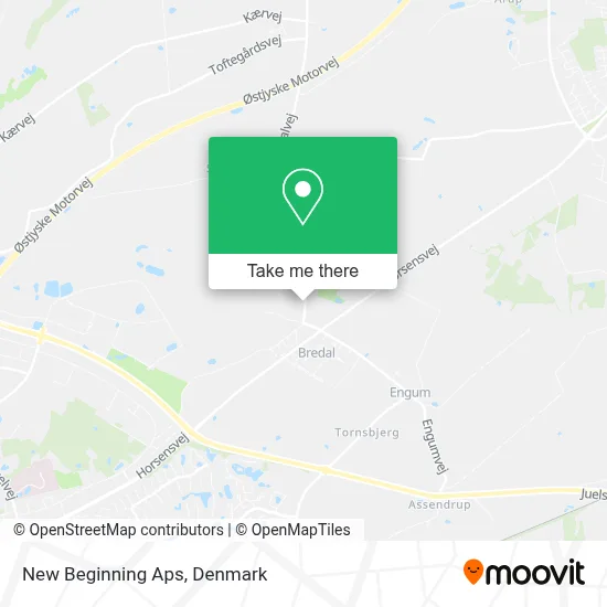 New Beginning Aps map