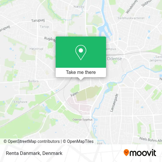 Renta Danmark map
