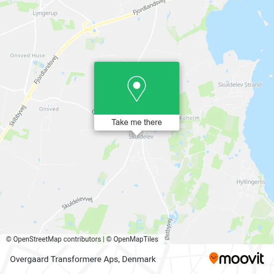 Overgaard Transformere Aps map