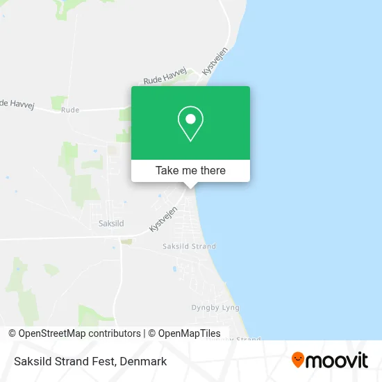 Saksild Strand Fest map