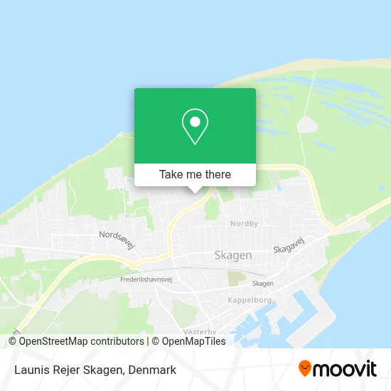 Launis Rejer Skagen map