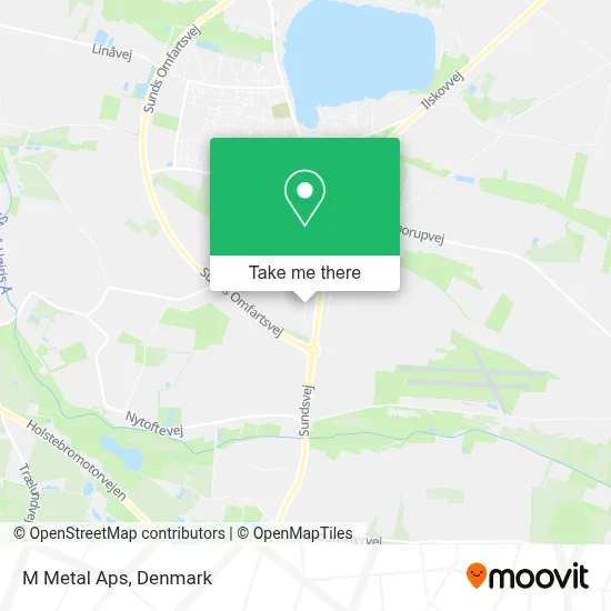 M Metal Aps map