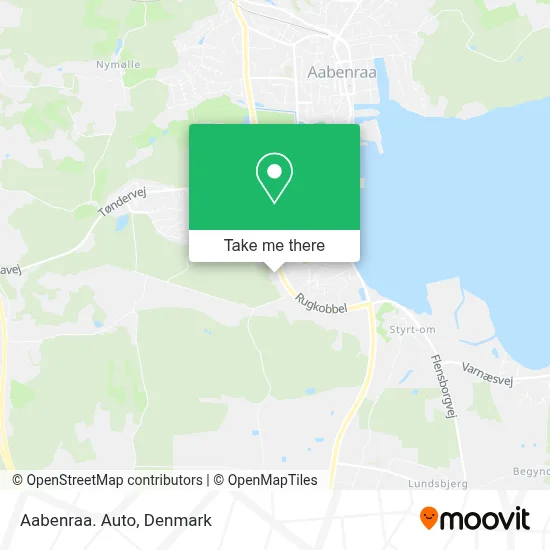 Aabenraa. Auto map