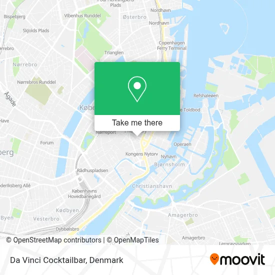 Da Vinci Cocktailbar map