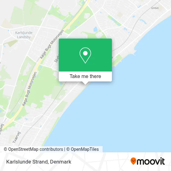 Karlslunde Strand map