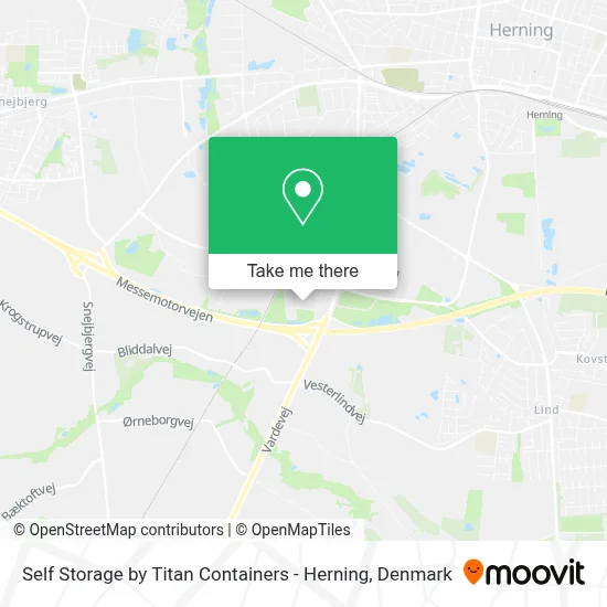 Self Storage by Titan Containers - Herning map