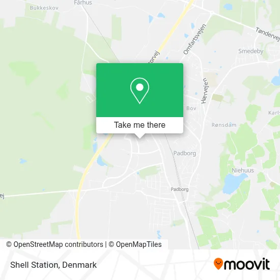 Shell Station map