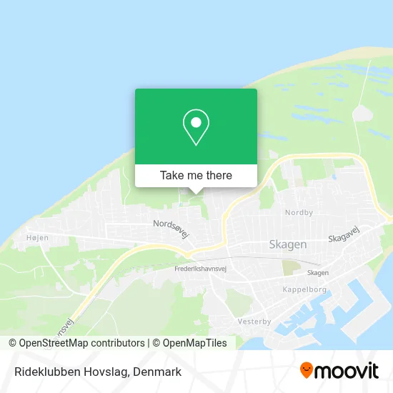 Rideklubben Hovslag map