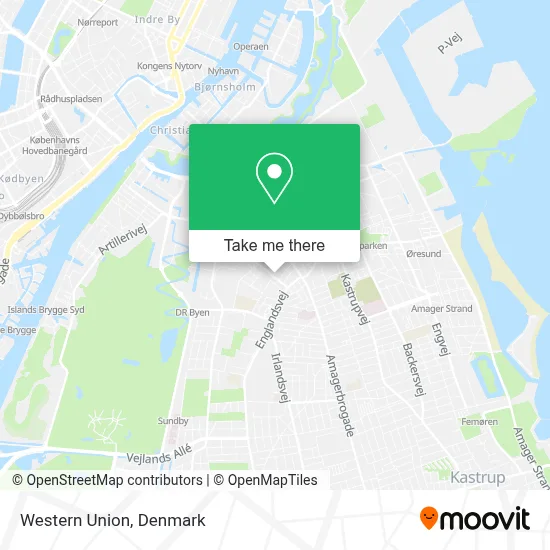 Western Union map