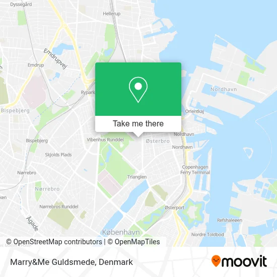 Marry&Me Guldsmede map