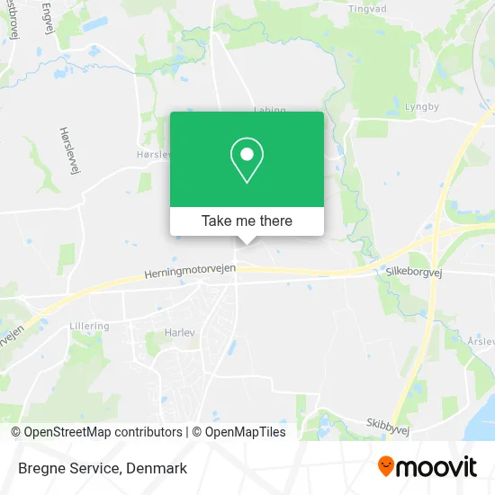 Bregne Service map
