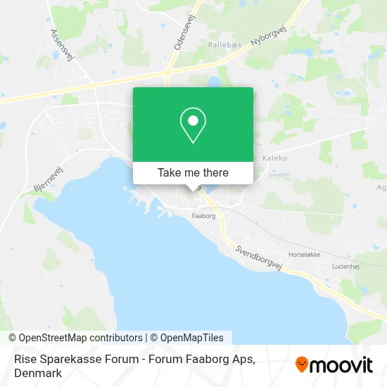 Rise Sparekasse Forum - Forum Faaborg Aps map