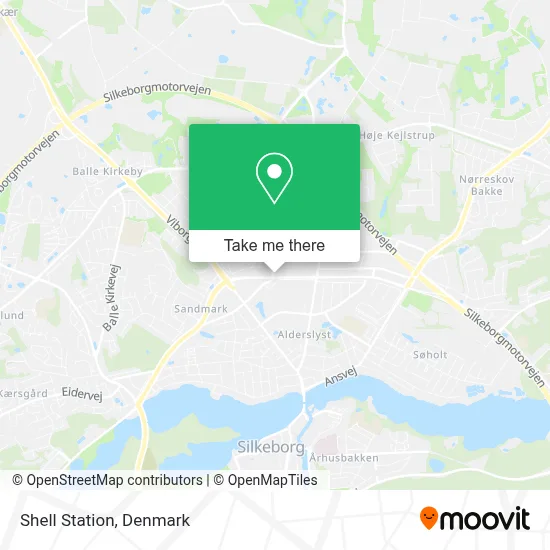 Shell Station map