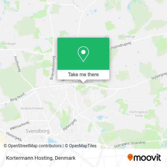 Kortermann Hosting map