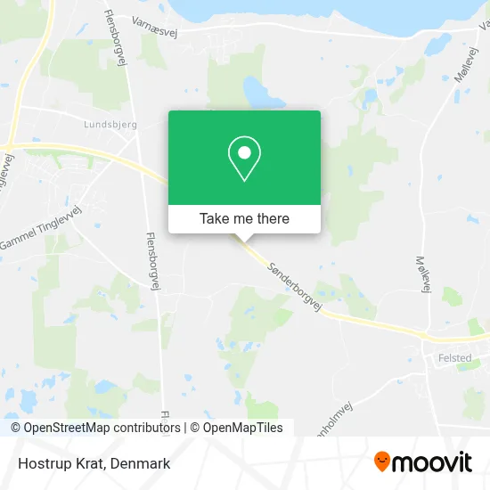 Hostrup Krat map