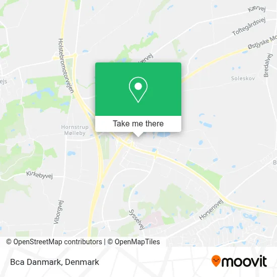Bca Danmark map