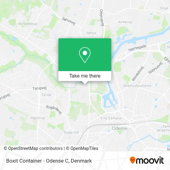 Boxit Container - Odense C map