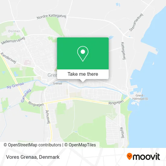Vores Grenaa map