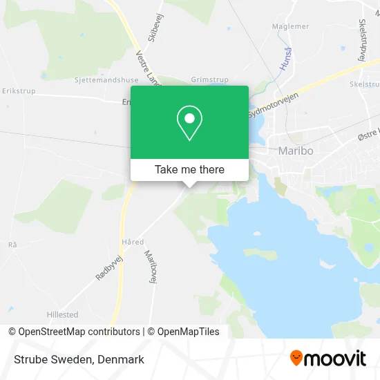 Strube Sweden map