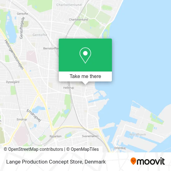 Lange Production Concept Store map